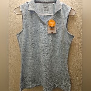 Women's Blue Sleeveless Top